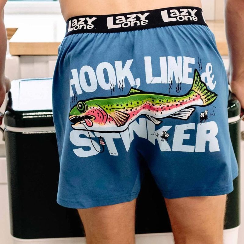 Hook, Line, & Stinker Men's Boxer